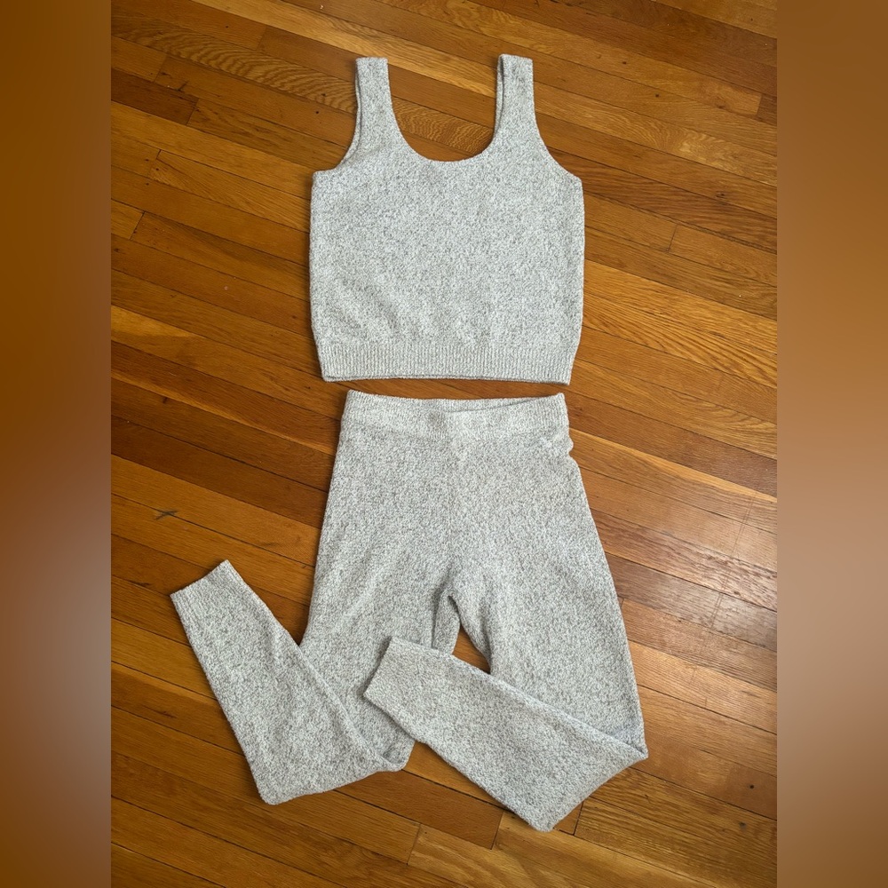 Lilly Pulitzer grey sweater set. Cozy and soft material. Never worn.